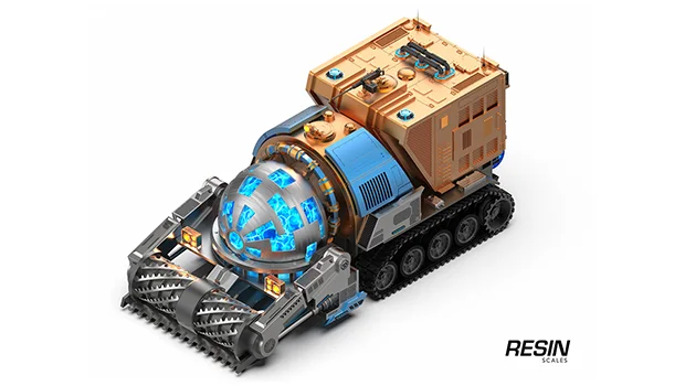 Chrono Miner RA2 1:35 scale resin kit
